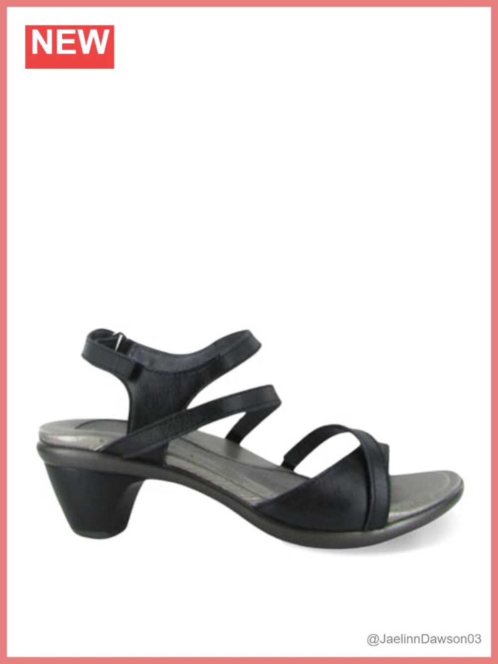 Women's Leather Arch Support Wedge Sandals Slip On Slingback Medium Width